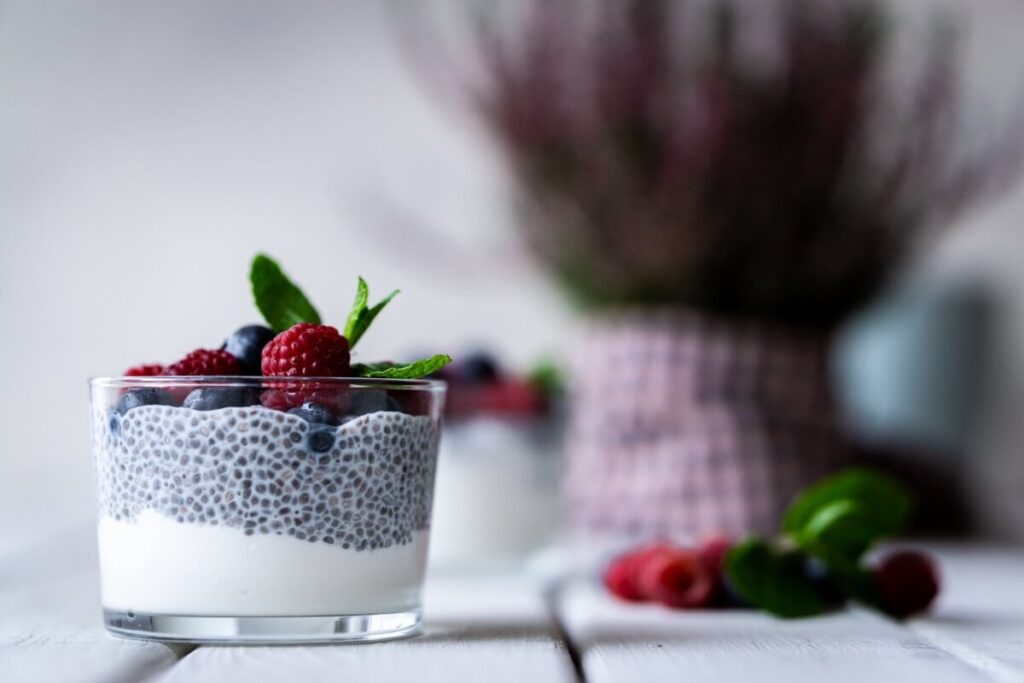 Pudding chia na kolacje